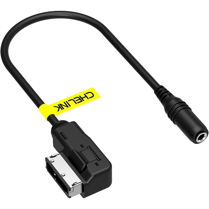 Mufa adaptoare Aux IN  Volkswagen Tiguan GTI CC Skoda Fabia Octavia Seat Audi A6L Q5 Q7 A8 S5 A5 A4L A3 MMI 3G / MMI 2G / AMI / MDI  Negru