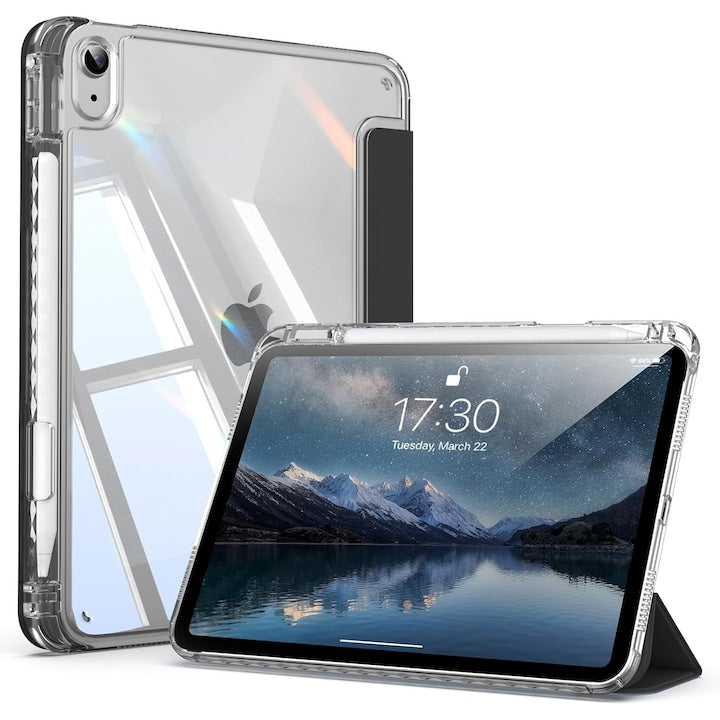 Husa tableta pentru iPad (A16)11th gen 11-inch 2025 si iPad 10th gen 10.9-inch 2022  compartiment pentru Apple Pencil  Negru