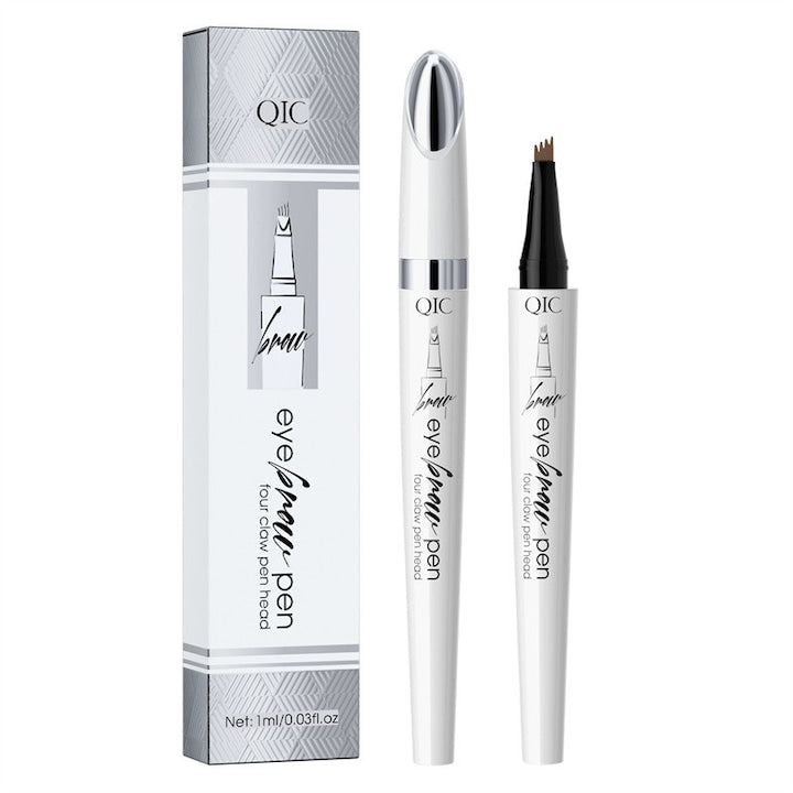 Creion de sprancene Microblading 3D  rezistent la apa si transpiratie  de lunga durata  redare inalta a culorilor  creeaza sprancene naturale  maro inchis