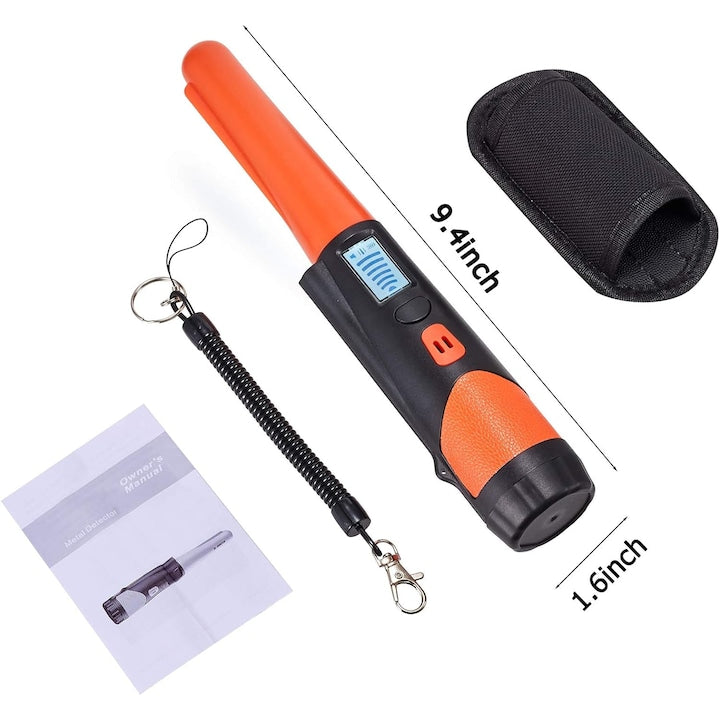 Detector De Metale  Indicator Portabil De 360° Cautator De Aur  Cu Lumina Led  Detectare De Inalta Sensibilitate  Instrument De Detectare A Metalelor Pentru Localizarea Aurului  Relicvelor  Monedelor