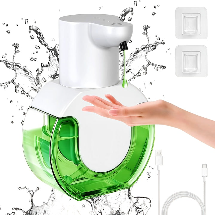 Dozator automat de săpun  Wacorresi  prindere de perete  fără contact  alb/transparent  430ml  173x126x57mm