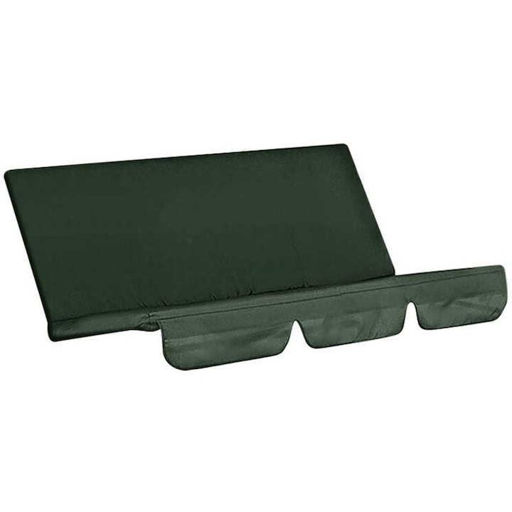 Husa de inlocuire pentru leagan de gradina  150x50x10cm  impermeabil  rezistent la sifonare  verde