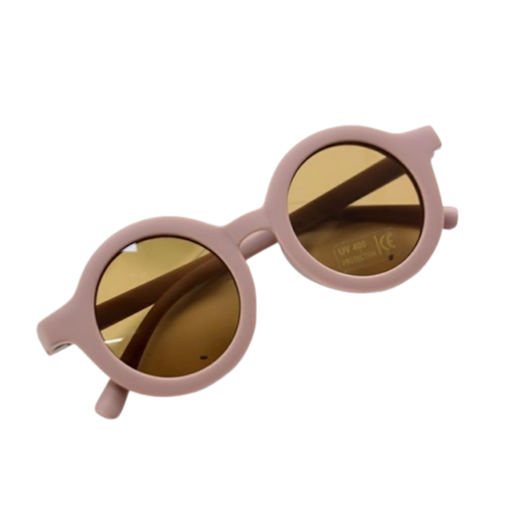 OEM - Ochelari de soare pentru copii cu toc de protectie  1-5 ani  roz
