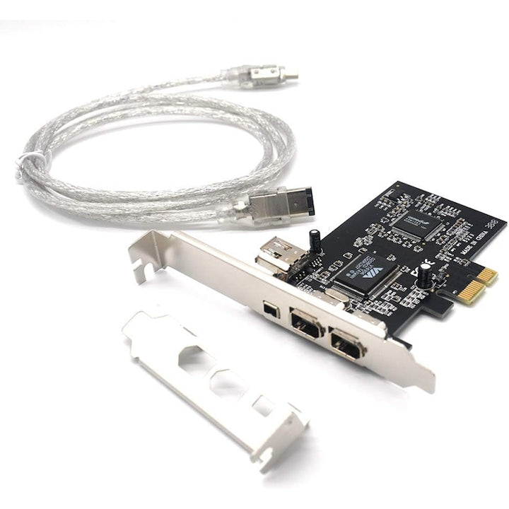 Placa de retea  Rqiurpn  PCI Express 3 porturi 1394A Firewire  2x6 Pin + 1x4 Pin  dimensiuni reduse