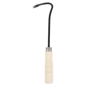 Unealta manuala pentru buruieni  otel inoxidabil  maner lemn  30x7.5x2.5cm