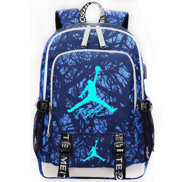 Rucsac Jordan Jumpman  Textil  31 x 16 x 45 cm  Albastru