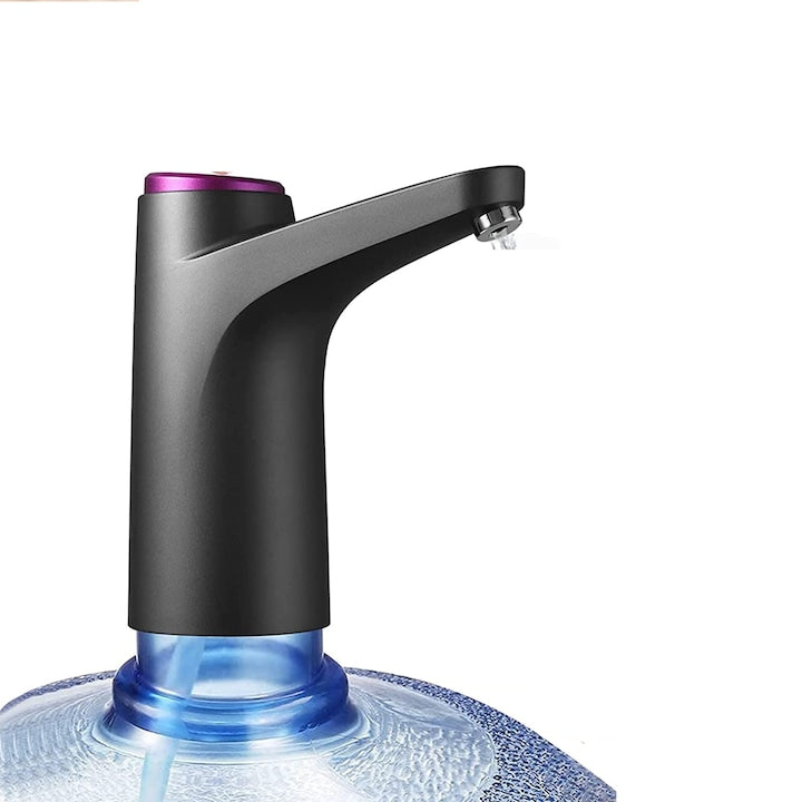 Electric Water Dispenser Pump for Bottle, USB Charging, 3 l/min, Portable, 4W, Black