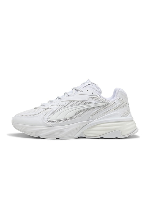 Puma - Pantofi sport Fade Nitro din material textil cu garnituri sintetice  Alb optic 12 rate cu 0% dobândă