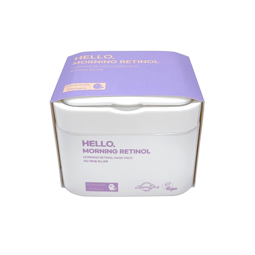 MORNING RETINOL MASK PACK - Set 30 De Masti Cu Retinol Pentru Regenerare
