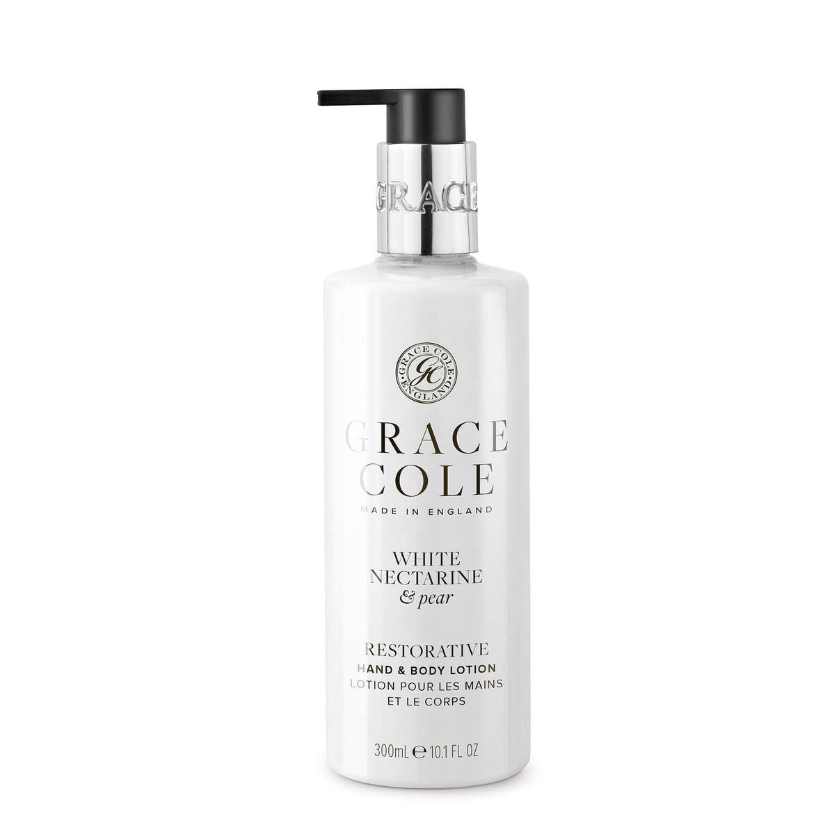 White Nectarine and Pear by Grace Cole  - lotiune pentru maini si corp - 300 ml