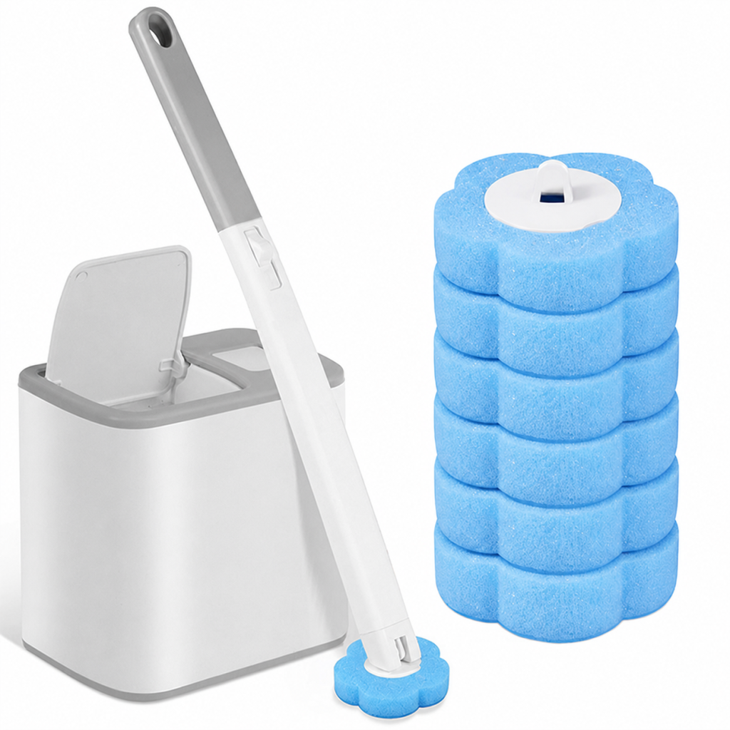 Perie WC cu 6 Bureti