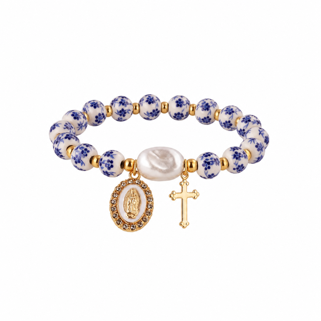 Bratara Perle Fecioara Maria